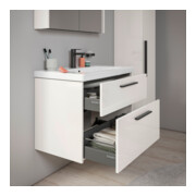 Duravit Waschtischunterschrank D-Code 78,4x55,5x46cm, 2 L, S, we. hgl, Gr. sw-5