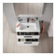 Duravit Waschtischunterschrank D-Code 78,4x55,5x46cm, 2 L, S, we. ma, Gr. sw
