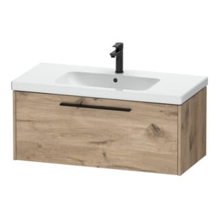 Duravit Waschtischunterschrank D-Code 98,4x40x46cm, 1 Ausz., Ei Marmor, Gr. sw