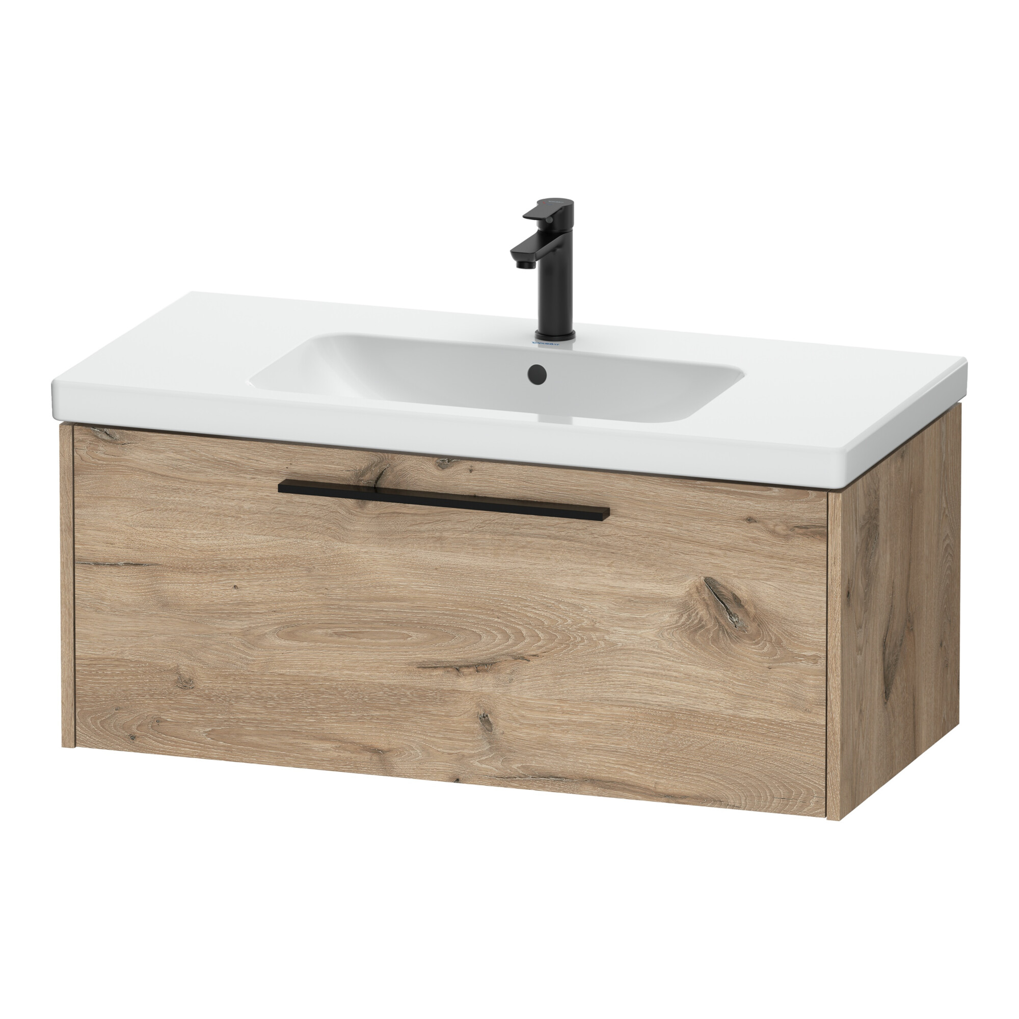 Duravit Waschtischunterschrank D-Code 98,4x40x46cm, 1 Ausz., Ei Marmor, Gr. sw