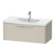 Duravit Waschtischunterschrank D-Code 98,4x40x46cm, 1 Ausz., Tau ma, Gr. chrom-1