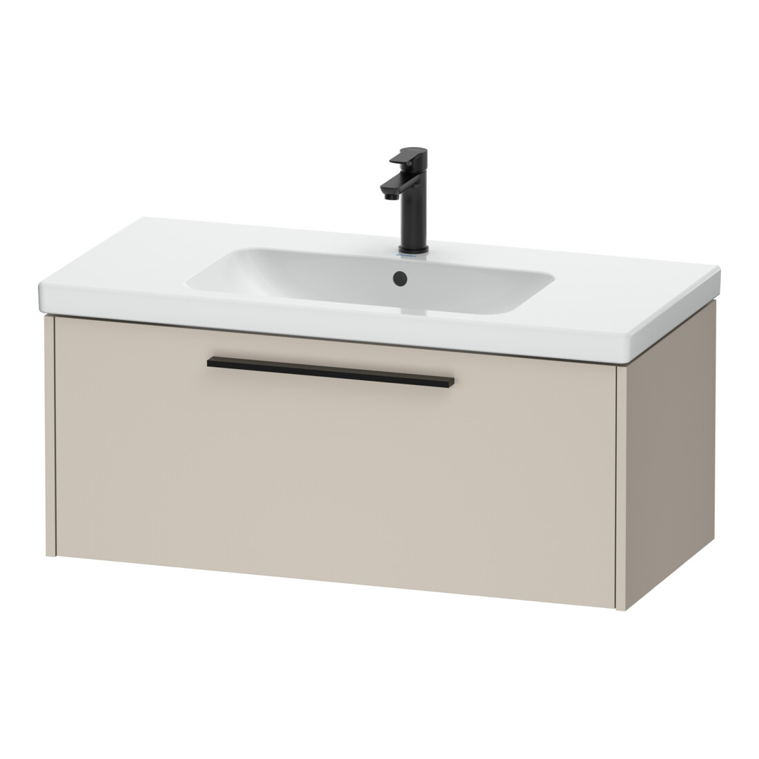 Duravit Waschtischunterschrank D-Code 98,4x40x46cm, 1 Ausz., Tau ma, Gr. sw