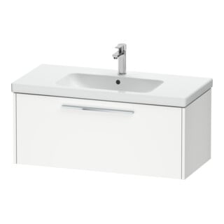 Duravit Waschtischunterschrank D-Code 98,4x40x46cm, 1 Ausz., we. ma, Gr. chrom