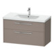 Duravit Waschtischunterschrank D-Code 98,4x55,5x46cm, 2 L, S, bas. ma, Gr. chr-1