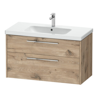 Duravit Waschtischunterschrank D-Code 98,4x55,5x46cm, 2 L, S, E Marmor, G chr