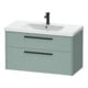 Duravit Waschtischunterschrank D-Code 98,4x55,5x46cm, 2 L, S, fjordg m, Gr. sw-1