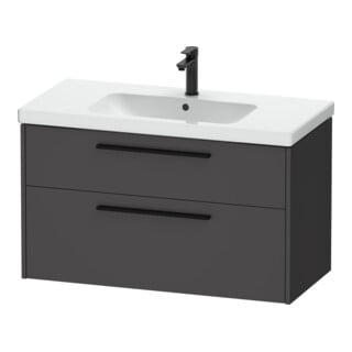 Duravit Waschtischunterschrank D-Code 98,4x55,5x46cm, 2 L, S, graph ma, Gr. sw