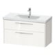 Duravit Waschtischunterschrank D-Code 98,4x55,5x46cm, 2 L, S, we. hgl, Gr. chr-1