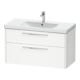 Duravit Waschtischunterschrank D-Code 98,4x55,5x46cm, 2 L, S, we. ma, Gr. chr-1