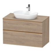 Duravit Waschtischunterschrank D-Neo 100x55cm, b geb/Ei ma, 2 SBK, 1 A, 1 Pl-1