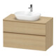 Duravit Waschtischunterschrank D-Neo 100x55cm, b geb/Ei N, 2 SBK, 1 A, 1 Pl-1