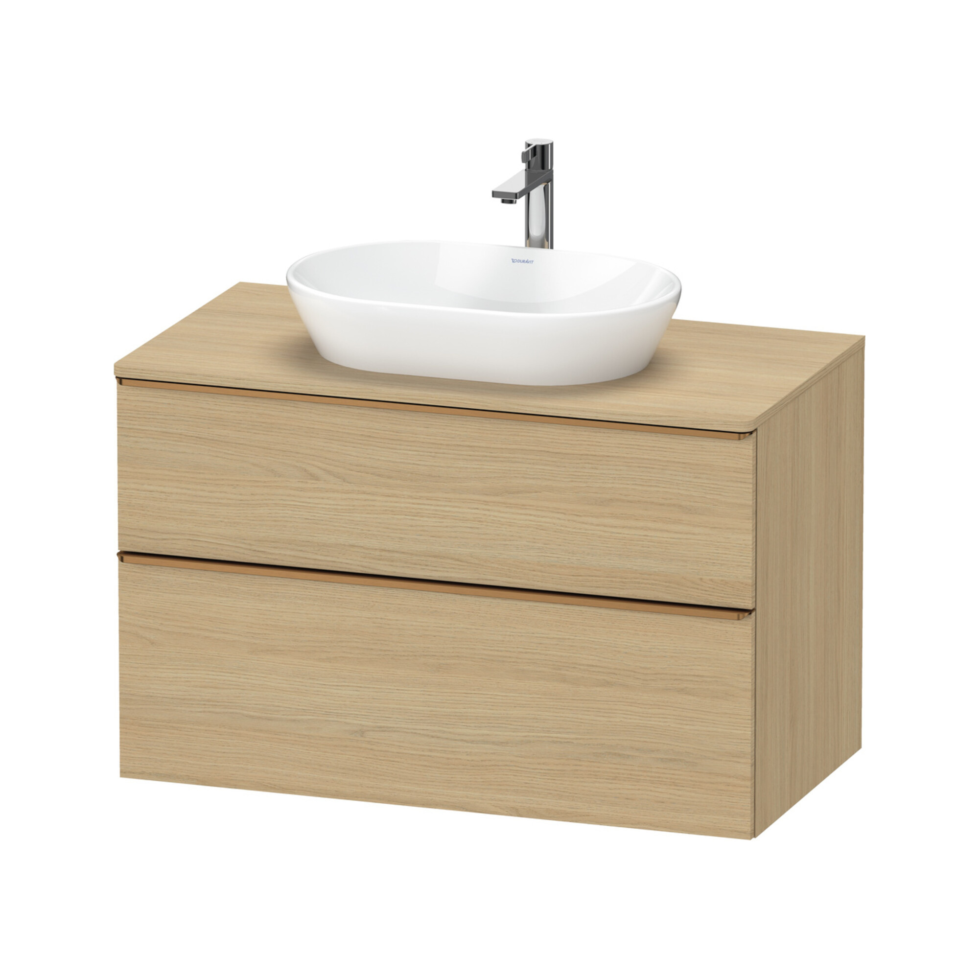 Duravit Waschtischunterschrank D-Neo 100x55cm, b geb/Ei N, 2 SBK, 1 A, 1 Pl