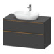 Duravit Waschtischunterschrank D-Neo 100x55cm, b geb/Gra m, 2 SBK, 1 A, 1 Pl-1