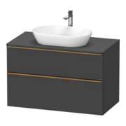 Duravit Waschtischunterschrank D-Neo 100x55cm, b geb/Gra m, 2 SBK, 1 A, 1 Pl