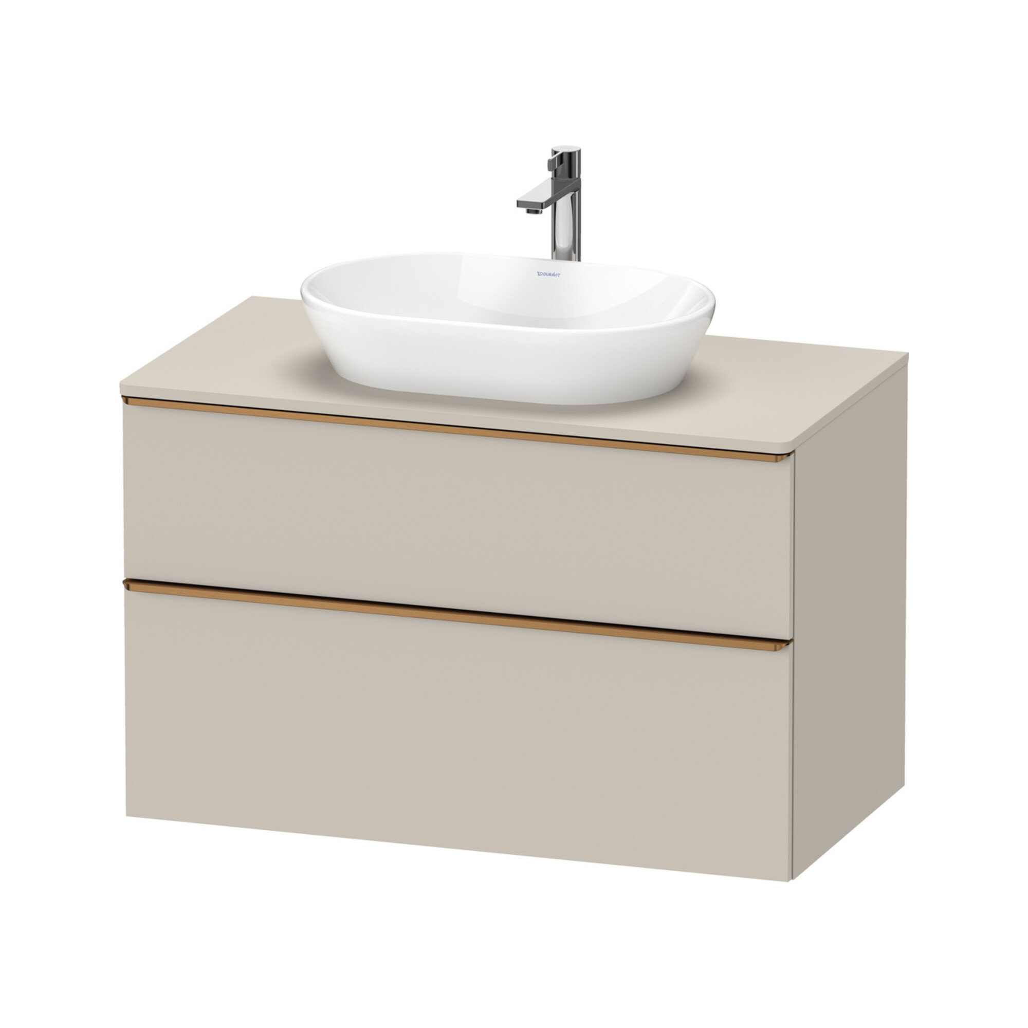 Duravit Waschtischunterschrank D-Neo 100x55cm, b geb/Ta m, 2 SBK, 1 A, 1 Pl