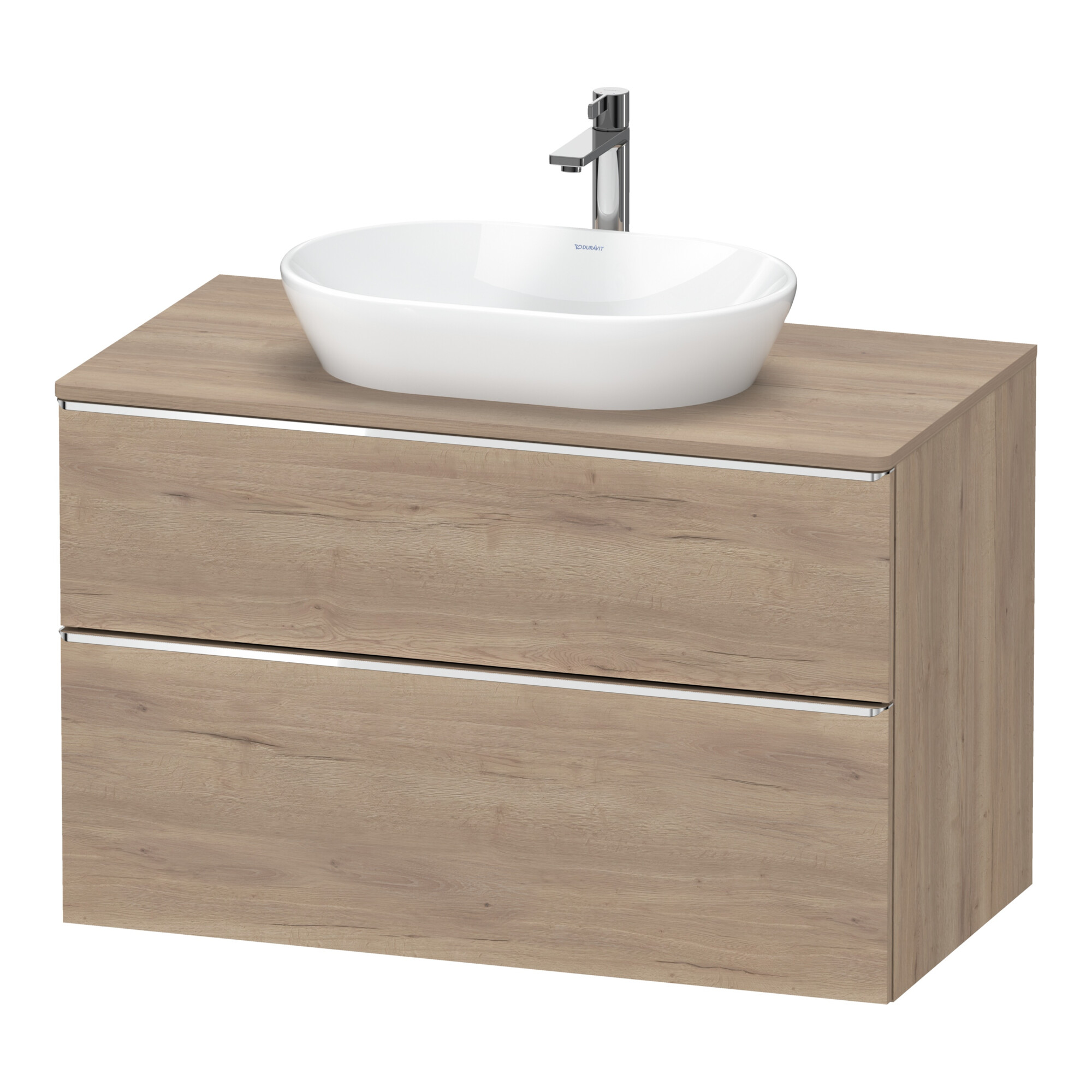 Duravit Waschtischunterschrank D-Neo 100x55cm, ch/Ei ma, 2 SBK, 1 A, 1 Pl