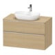 Duravit Waschtischunterschrank D-Neo 100x55cm, ch/Ei N, 2 SBK, 1 A, 1 Pl-1