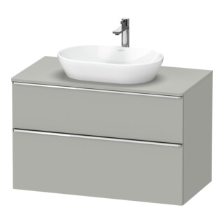 Duravit Waschtischunterschrank D-Neo 100x55cm, chr/Bet m, 2 SBK, 1 A, 1 Pl