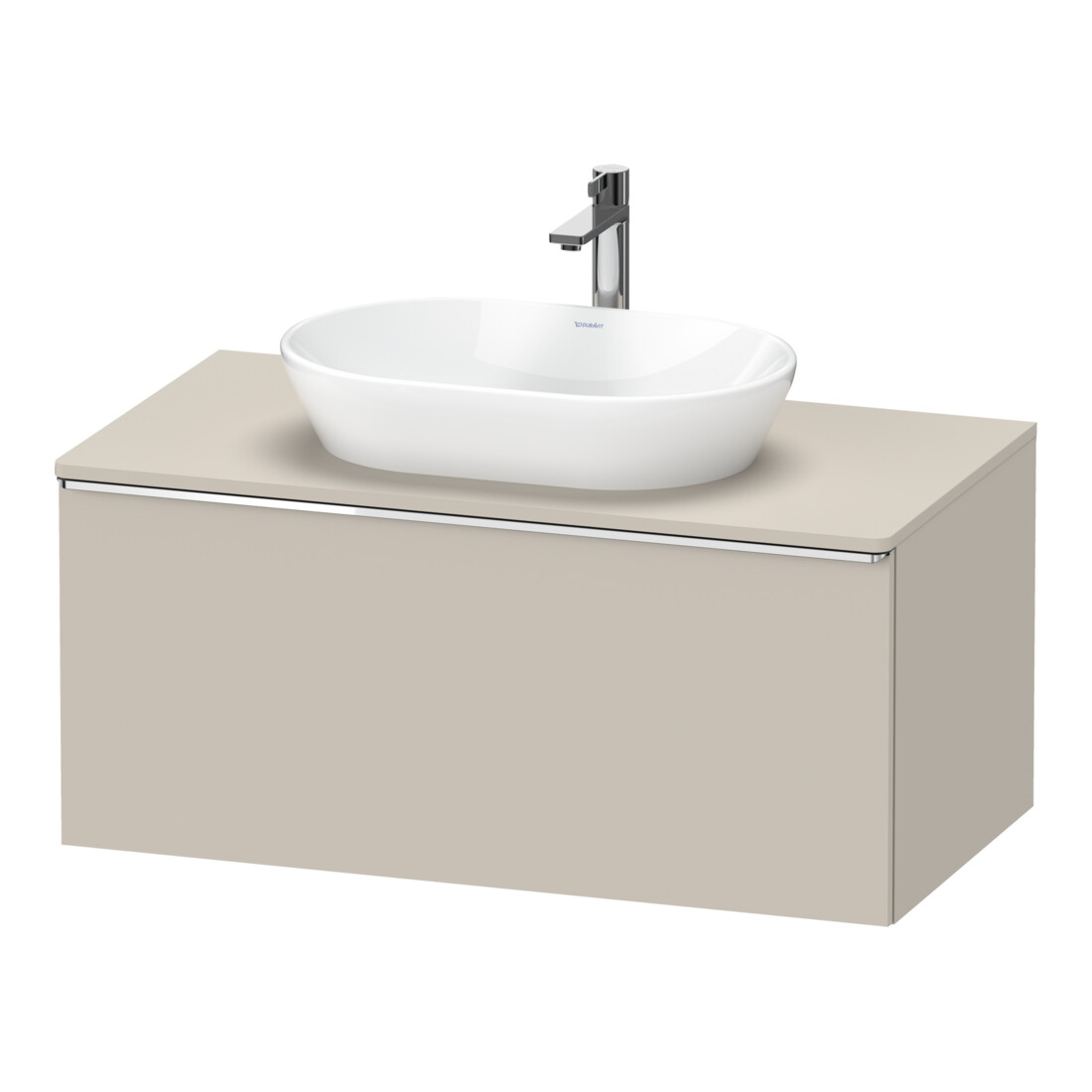Duravit Waschtischunterschrank D-Neo 100x55cm, chr/Taup m, 1 A, 1 Pl, wandhängend