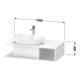 Duravit Waschtischunterschrank D-Neo 100x55cm, E ma, 1 F, 1 Pl, wandhängend