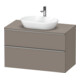 Duravit Waschtischunterschrank D-Neo 100x55cm, ES geb/Bas m, 2 SBK, 1 A, 1 Pl-1
