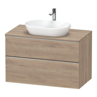 Duravit Waschtischunterschrank D-Neo 100x55cm, ES geb/Ei ma, 2 SBK, 1 A, 1 Pl