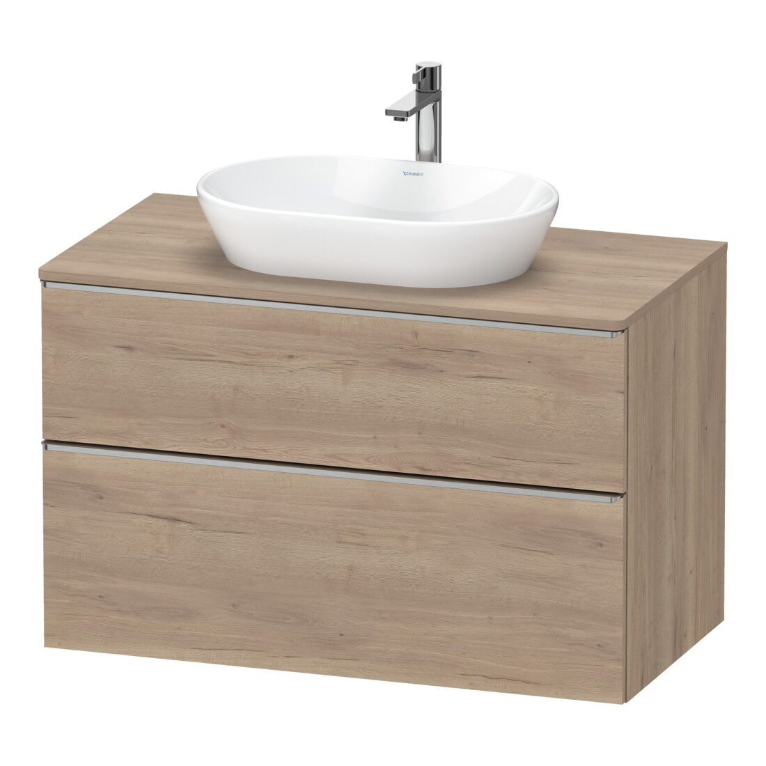 Duravit Waschtischunterschrank D-Neo 100x55cm, ES geb/Ei ma, 2 SBK, 1 A, 1 Pl
