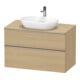 Duravit Waschtischunterschrank D-Neo 100x55cm, ES geb/Ei N, 2 SBK, 1 A, 1 Pl-1