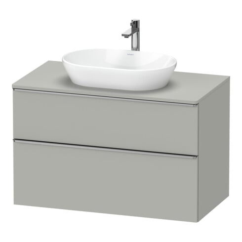 Duravit Waschtischunterschrank D-Neo 100x55cm, ES geb/gr m, 2 SBK, 1 A, 1 Pl