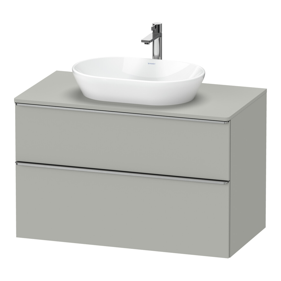 Duravit Waschtischunterschrank D-Neo 100x55cm, ES geb/gr m, 2 SBK, 1 A, 1 Pl