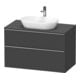 Duravit Waschtischunterschrank D-Neo 100x55cm, ES geb/Gra m, 2 SBK, 1 A, 1 Pl-1