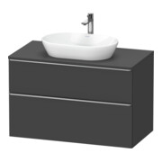 Duravit Waschtischunterschrank D-Neo 100x55cm, ES geb/Gra m, 2 SBK, 1 A, 1 Pl