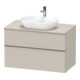 Duravit Waschtischunterschrank D-Neo 100x55cm, ES geb/Ta m, 2 SBK, 1 A, 1 Pl-1