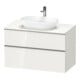 Duravit Waschtischunterschrank D-Neo 100x55cm, ES geb/w g, 2 SBK, 1 A, 1 Pl-1