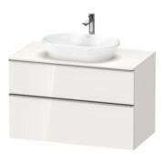 Duravit Waschtischunterschrank D-Neo 100x55cm, ES geb/w g, 2 SBK, 1 A, 1 Pl