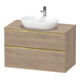Duravit Waschtischunterschrank D-Neo 100x55cm, g pol/Ei ma, 2 SBK, 1 A, 1 Pl-1