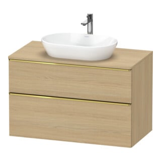 Duravit Waschtischunterschrank D-Neo 100x55cm, g pol/Ei N, 2 SBK, 1 A, 1 Pl