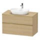 Duravit Waschtischunterschrank D-Neo 100x55cm, g pol/Ei N, 2 SBK, 1 A, 1 Pl-1