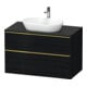 Duravit Waschtischunterschrank D-Neo 100x55cm, g pol/Ei s, 2 SBK, 1 A, 1 Pl-1