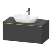 Duravit Waschtischunterschrank D-Neo 100x55cm, g pol/gra m, 1 A, 1 Pl, wandhängend