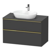 Duravit Waschtischunterschrank D-Neo 100x55cm, g pol/gra m, 2 SBK, 1 A, 1 Pl