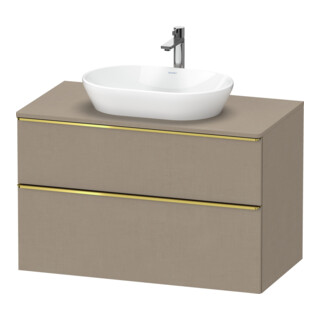 Duravit Waschtischunterschrank D-Neo 100x55cm, g pol/Lei, 2 SBK, 1 A, 1 Pl