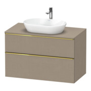 Duravit Waschtischunterschrank D-Neo 100x55cm, g pol/Lei, 2 SBK, 1 A, 1 Pl