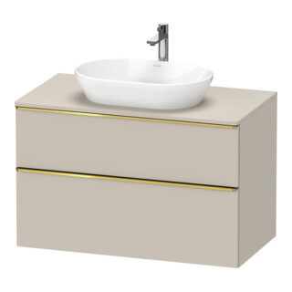 Duravit Waschtischunterschrank D-Neo 100x55cm, g pol/Tau m, 2 SBK, 1 A, 1 Pl