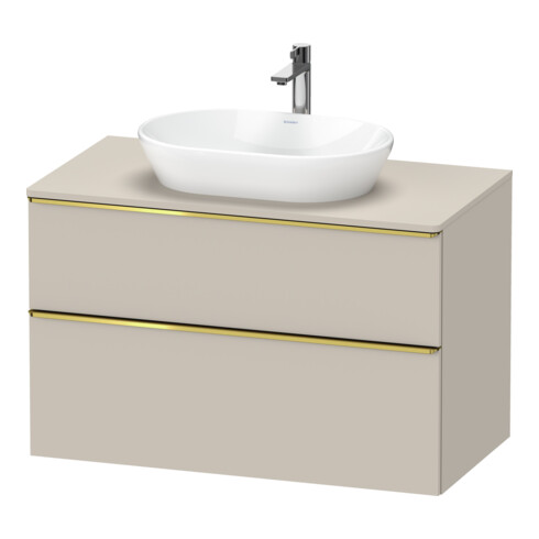 Duravit Waschtischunterschrank D-Neo 100x55cm, g pol/Tau m, 2 SBK, 1 A, 1 Pl