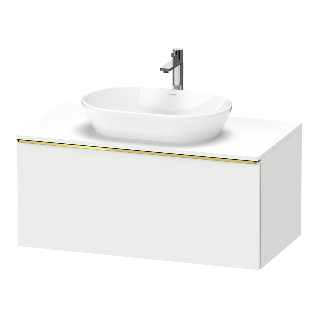 Duravit Waschtischunterschrank D-Neo 100x55cm, g pol/w m, 1 A, 1 Pl, wandhängend
