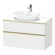 Duravit Waschtischunterschrank D-Neo 100x55cm, g pol/w m, 2 SBK, 1 A, 1 Pl