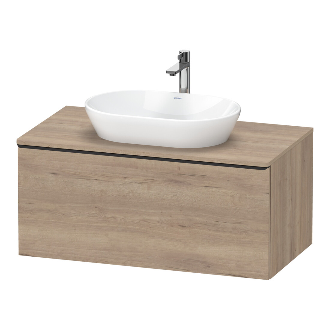 Duravit Waschtischunterschrank D-Neo 100x55cm, sw/Ei ma, 1 A, 1 Pl, wandhängend