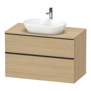Duravit Waschtischunterschrank D-Neo 100x55cm, sw/Ei N, 2 SBK, 1 A, 1 Pl