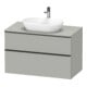 Duravit Waschtischunterschrank D-Neo 100x55cm, sw/gr m, 2 SBK, 1 A, 1 Pl-1